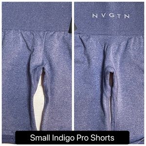 NVGTN Small Indigo Pro Shorts
